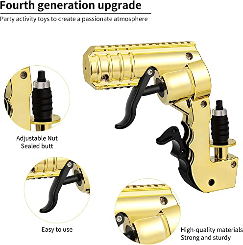 Champagne Gun, the Fourth Generation of Upgraded Champagne Gun Shooter, Longer Range, Champagne Gun Is Suitable for A Variety of Bachelor Parties, Birthdays, Celebrations