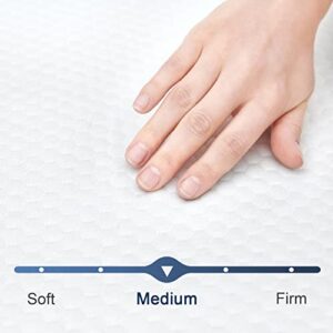 Molblly Folding Mattress, 6 inch Tri-Folding Memory Form Mattress, Portable Trifold Mattress Topper with Washable Cover, Non-Slip Bottom Camping Mattress Guest Bed, Queen Size - 78"x58"x6"