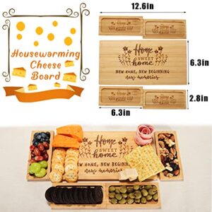 House Warming Gifts for New Home, Housewarming Gift for Home, New Homeowner Gifts for New House,New Apartment, First Home, Realtor Closing Gift for Clients, Family Gifts Cheese Board Set C001