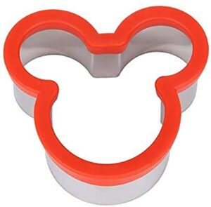 stainless steel mickey mouse cookie cutter/kids sturdy cutters for cookies, sandwiches, biscuit