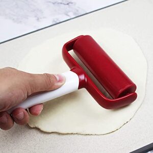 2 Pieces Pizza Dough Roller and Docker Set Pastry Pizza Pie Roller Rolling Pins and Time-Saver Pizza Dough Docker(Docker+Roller)