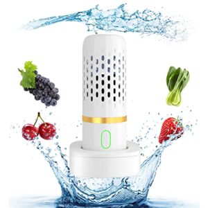 fruit and vegetable washing machine - fruit cleaner purifier device 4400 mah, 10 minute quick clean for washing fruit and vegetable