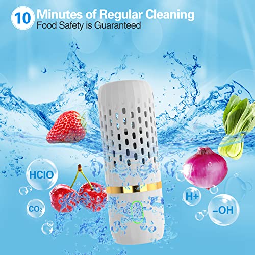 Fruit and Vegetable Washing Machine - Fruit Cleaner Purifier Device 4400 Mah, 10 Minute Quick Clean for Washing Fruit and Vegetable