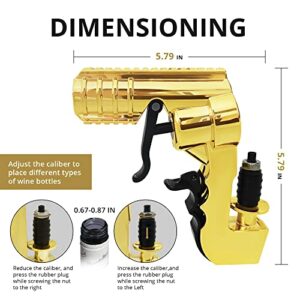 The 4th Generation Champagne Gun Shooter,Adjustable Champagne Spray Gun,Beer Gun Shooter with Longer Shooting Distance,Sprayed Under Without Air Pressure,Champagne Spray Gun,Champagne Squirt Gun