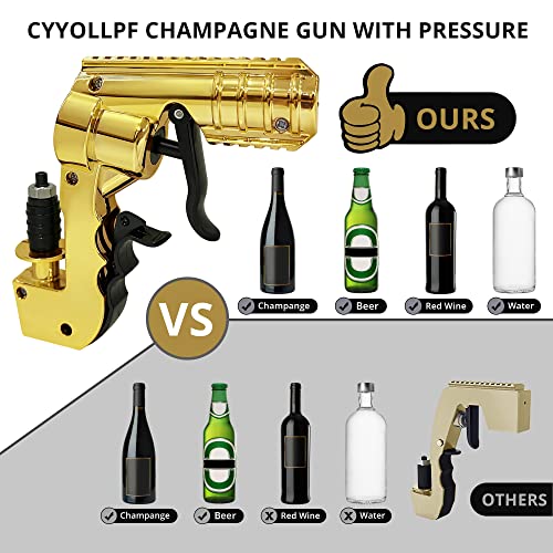 The 4th Generation Champagne Gun Shooter,Adjustable Champagne Spray Gun,Beer Gun Shooter with Longer Shooting Distance,Sprayed Under Without Air Pressure,Champagne Spray Gun,Champagne Squirt Gun