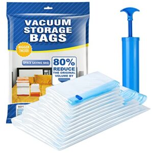 Vacuum Storage Bags, Space Saver Bags Compression Storage Bags for Comforters and Blankets, Vacuum Sealer Bags for Clothes Storage，Essential travel compression bag, vacuum packaging space saving bag