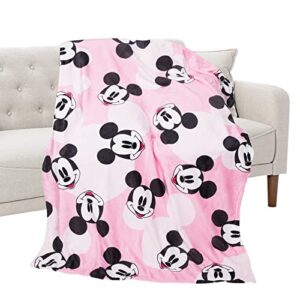 cute anime throw blankets for boys girls adults, cartoon anime mouse flannel baby blanket, soft cozy and lightweight infant blanket for bed couch sofa travel camping (50"x40")