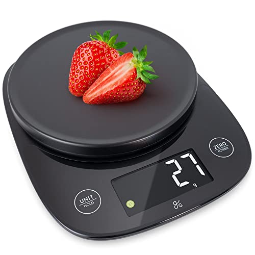 Greater Goods Premium Baking Scale - Ultra Accurate, Digital Kitchen Scale | Prep Baked Goods, Weigh Food and Coffee, or Use for Meal Prep | Four Units of Measurement | Designed in St. Louis