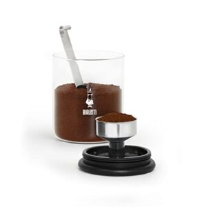 bialetti - smart coffee jar: made in glass to preserve the aroma of the coffee - 250g