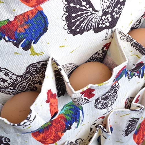 Eggs Collecting Gathering Holding Apron for Chicken Hense Duck Goose Eggs Housewife Farmhouse Kitchen Home Workwear (Adult-Unisex)