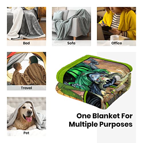 Blanket Ultra-Soft Flannel Throw Blanket All Season Blanket for Sofa Bed Office 52x62