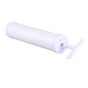 mallofusa hand plastic compressed vacuum space manual air deflation pump for vacuum seal storage bags white 9.3 x 1.5 inch