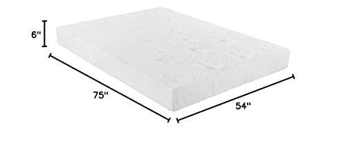 Olee Sleep 6 Inch Ventilated Multi Layered Memory Foam Mattress