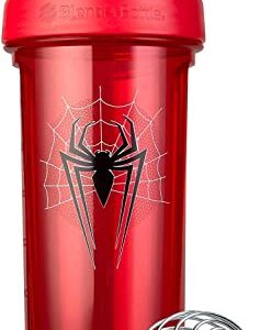 BlenderBottle Marvel Shaker Bottle Pro Series Perfect for Protein Shakes and Pre Workout, 28-Ounce, Spider-Man Web