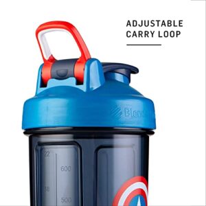 BlenderBottle Marvel Shaker Bottle Pro Series Perfect for Protein Shakes and Pre Workout, 28-Ounce, Spider-Man Web