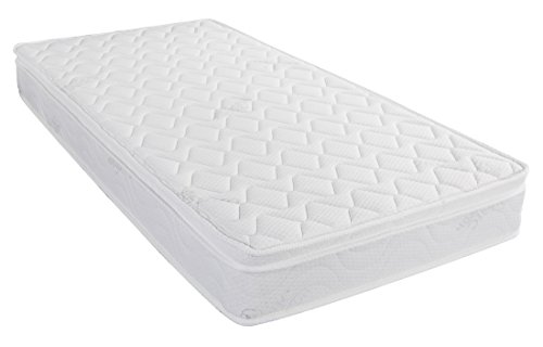 Oliver Smith - Organic Cotton - Euro Top - Revitalize Sleep - 8 Inch - Pocket Spring - Luxury Mattress w Green Memory Foam Certified - Twin