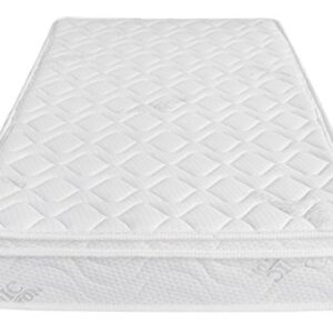 Oliver Smith - Organic Cotton - Euro Top - Revitalize Sleep - 8 Inch - Pocket Spring - Luxury Mattress w Green Memory Foam Certified - Twin