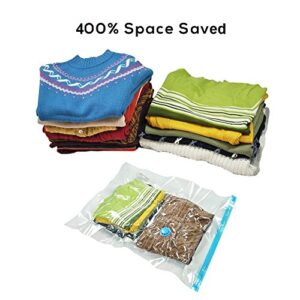 Quantity Space Saver Storage Dual Double Zipper Extra Tight Seal Bags for Travel, Suitcase, Moving, and Household use in size 53"x40" / 130cm x 100cm