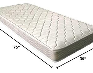 Home Life Mattress, Twin, White