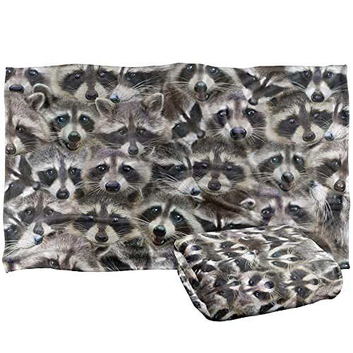 Trevco Racoons Silky Touch Super Soft Throw Blanket 36" x 58"