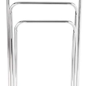 KB Designs - 3 Tier Freestanding Metal Towel Rack Stand, Chrome