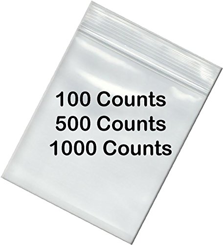 BNY Corner 2 Mil 5x10 Space Saver Reclosable Poly Ziplock Bag 5" x 10" - 1000 Counts