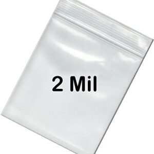 BNY Corner 2 Mil 5x10 Space Saver Reclosable Poly Ziplock Bag 5" x 10" - 1000 Counts