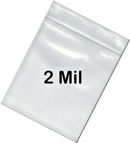 BNY Corner 2 Mil 5x10 Space Saver Reclosable Poly Ziplock Bag 5" x 10" - 1000 Counts