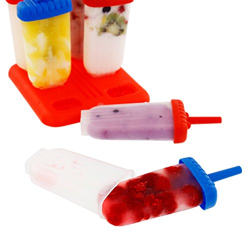 U.S. Kitchen Supply 18-Piece Classic Reusable Jumbo Ice Pop Mold Set