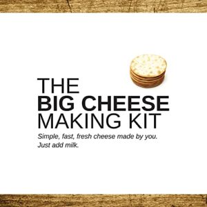 The Ultimate Cheese Making Kit | Make 10 Easy Vegetarian and Gluten-Free Cheeses For All Occasions | Fast, Fresh Homemade Cheese | Includes A Recipe Book and Ingredients, 32oz