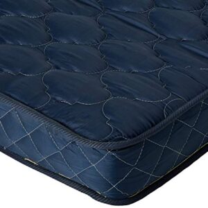 AC Pacific 6-Inch Water-Resistant Memory Foam Mattress Made in USA with Stylish Diamond-Quilted Breathable Fabric, Distributes Weight Evenly, Twin XL, Navy Blue