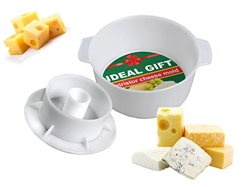 Cheesemaking Kit Cheese Mold Press Strainer Cheese With Follower Piston 1.2 L - Tofu Press Mold Cheese Making Kit Machine – Cheese Set for Press - Paneer Maker - Cheesemaking Suppliest