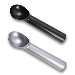 HANSGO Ice Cream Scoop, 2PCS 7 inches Nonstick Anti-Freeze Ice Cream Scooper One Piece Aluminum Design Dishwasher Safe