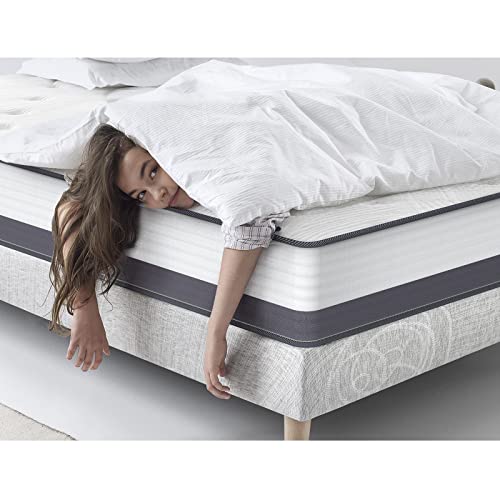 Twin Mattress, Coolvie 10 Inch Twin Size Hybrid Mattress, Twin Mattress in A Box, Individual Pocket Springs with Memory Foam Layer Provide Pain Relief Motion Isolation & Cool Sleep, 2023 New