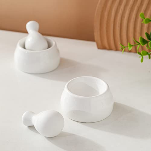 Sheskind Mini Ceramic Grinding Bowl, A Perfect Pill Crusher, Also Suitable for Crushing Spices, Herbs, etc