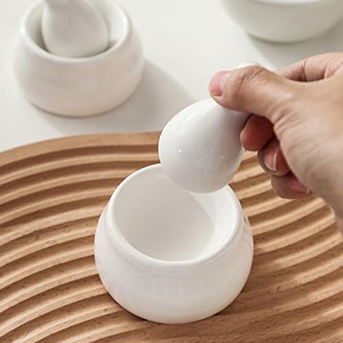 Sheskind Mini Ceramic Grinding Bowl, A Perfect Pill Crusher, Also Suitable for Crushing Spices, Herbs, etc