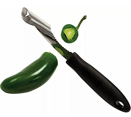 Jalapeno Pepper Corer, Stainless Steel Chili Corer Remover, JALAPENO Pepper Corer, Pepper Cutter Corer Slicer Tomato Fruit Kitchen Tools