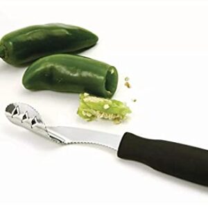 Jalapeno Pepper Corer, Stainless Steel Chili Corer Remover, JALAPENO Pepper Corer, Pepper Cutter Corer Slicer Tomato Fruit Kitchen Tools