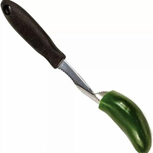 Jalapeno Pepper Corer, Stainless Steel Chili Corer Remover, JALAPENO Pepper Corer, Pepper Cutter Corer Slicer Tomato Fruit Kitchen Tools