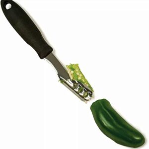 Jalapeno Pepper Corer, Stainless Steel Chili Corer Remover, JALAPENO Pepper Corer, Pepper Cutter Corer Slicer Tomato Fruit Kitchen Tools