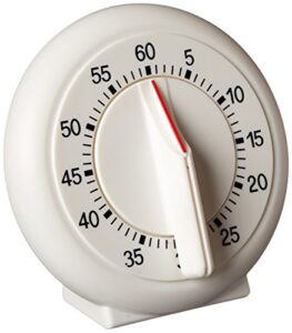 norpro new 60 minute kitchen timer with long ring 3.5"/9cm easy to read operate