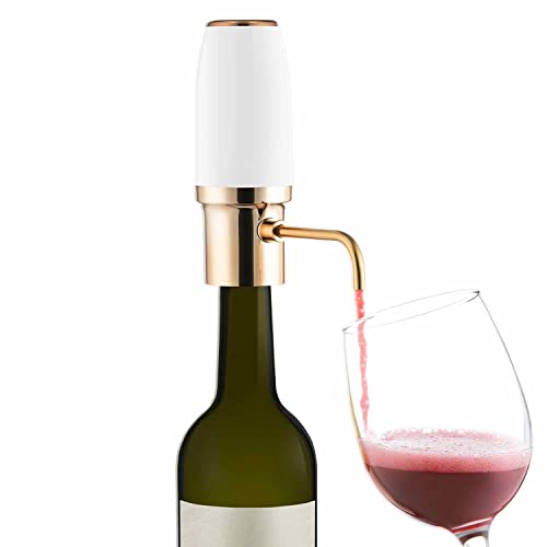 WINIRINA Automatic Wine Aerator Pourer Electric Smart Decanter，Dispenser Rechargeable with Micro USB Cable