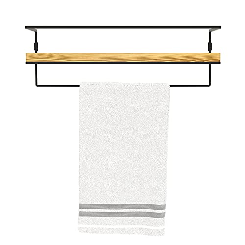 ZGO Towel Rack for Floating Shelves in Bathroom, Kitchen, Bedroom