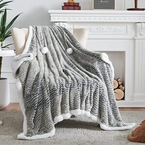 jinchan wearable blanket sherpa hooded blanket couch throw blanket grey hoodie blanket adult soft spring blanket twin size gray bed blanket cozy gift 50x70 inch