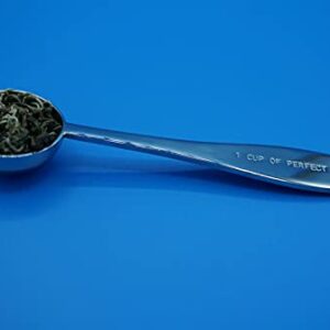 Loose Leaf Tea Spoon Measure | One Cup of Perfect Tea | Stainless Steel Scoop