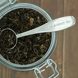 Loose Leaf Tea Spoon Measure | One Cup of Perfect Tea | Stainless Steel Scoop