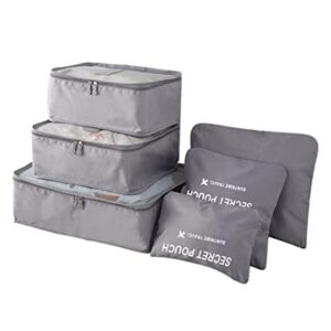 QIJING Cubes for Suitcases,Waterproof Storage Bag, Travel Storage Bag,Clothes Packing organizer,Clothing Underwear Bag