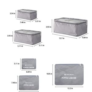 QIJING Cubes for Suitcases,Waterproof Storage Bag, Travel Storage Bag,Clothes Packing organizer,Clothing Underwear Bag