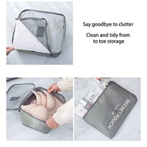 QIJING Cubes for Suitcases,Waterproof Storage Bag, Travel Storage Bag,Clothes Packing organizer,Clothing Underwear Bag