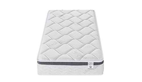 OLIVER & SMITH SINCE 1921 Twin Mattress - 10 Inch Cool Memory Foam & Hybrid Spring Mattress with Breathable Cover - Comfort Plush Euro Pillow Top - Bed in a Box